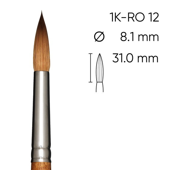 KR Brush Wat. 1K-RO 8