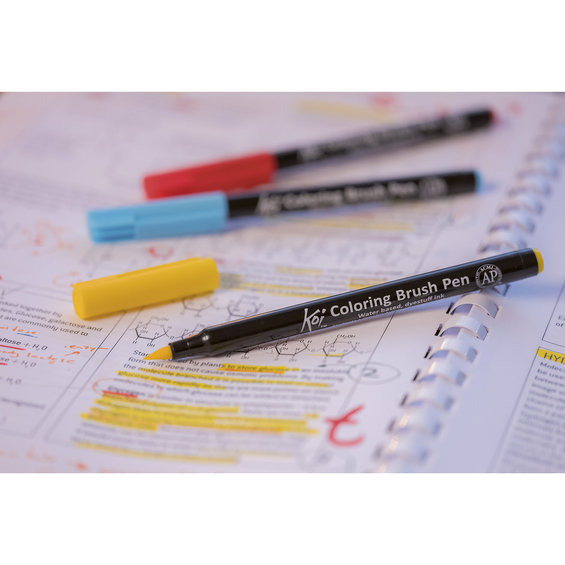 Koi Color Brush Pen Peacock Gr