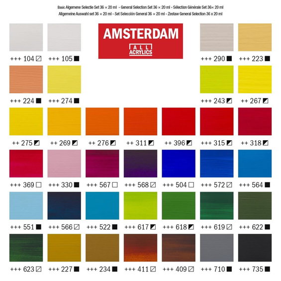 Amsterdam Set 36x20 ml