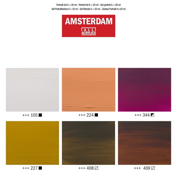 Amsterdam Set Portrait 6x20 ml