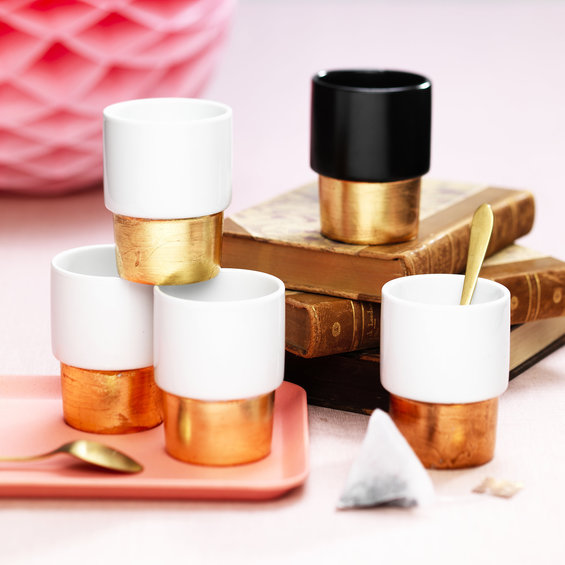 Fimo metallblad guld 10 ark