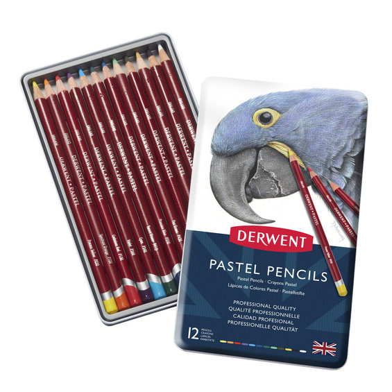 Derwent pastellpennor 12 Skin