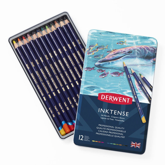 DW Inktense 72 akvarellpennor