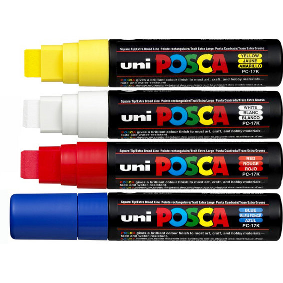 Posca PC-17K 15 mm Silver