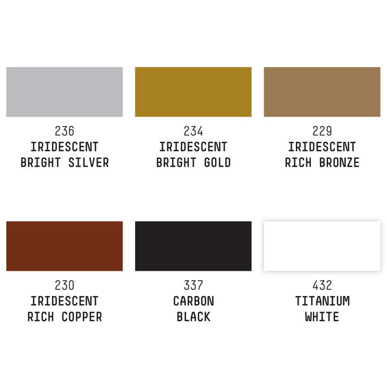 LX Ink acrylic 6x30ml iridis.