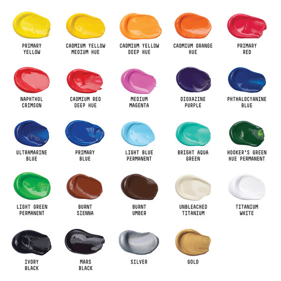 LX Basics Acrylic Set 24 st