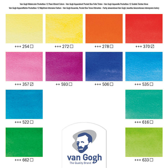 V Gogh wat.col 12 hp set