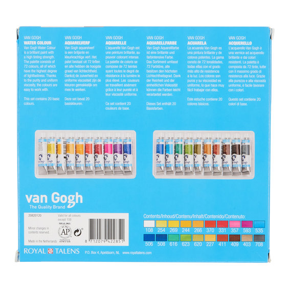 V Gogh wat.col set 20x10ml