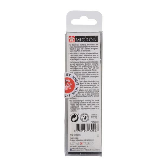 Pigma Micron set 6+1 Black