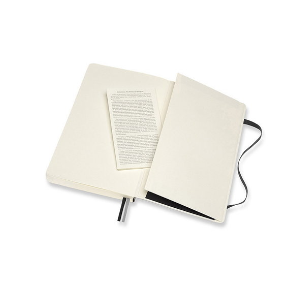 Moleskine L Soft Linj svart