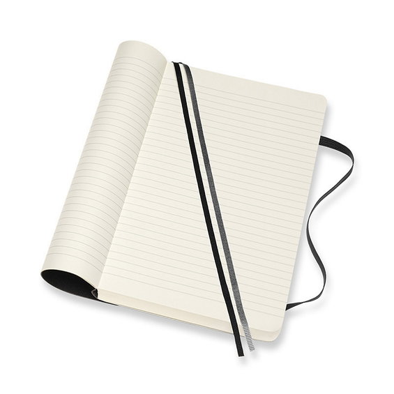 Moleskine L Soft Linj svart