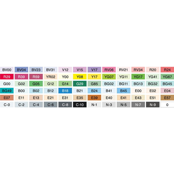 Copic Sketch skin col. set 12