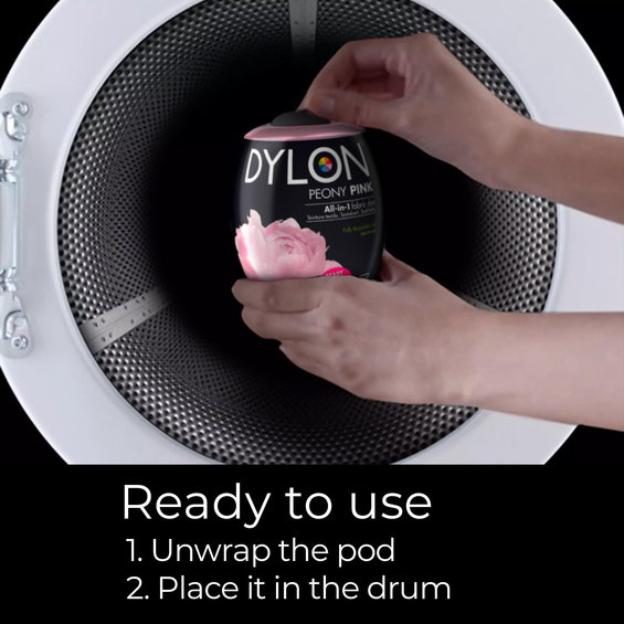 Dylon Pod Textilfärg Tulip red