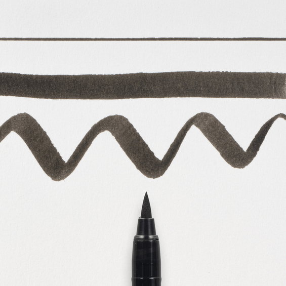 Pigma Brush Pen svart 3-pack