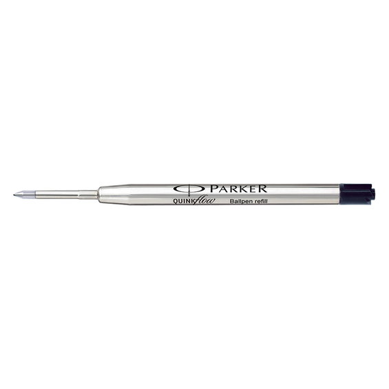 Parker Ballpoint refill svart, komplett färgpatron med ny spets