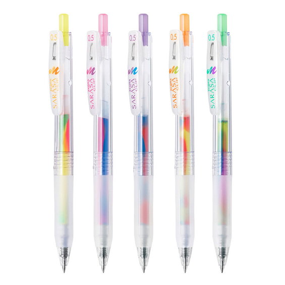 Zebra Sarasa pen Marble 5-pack