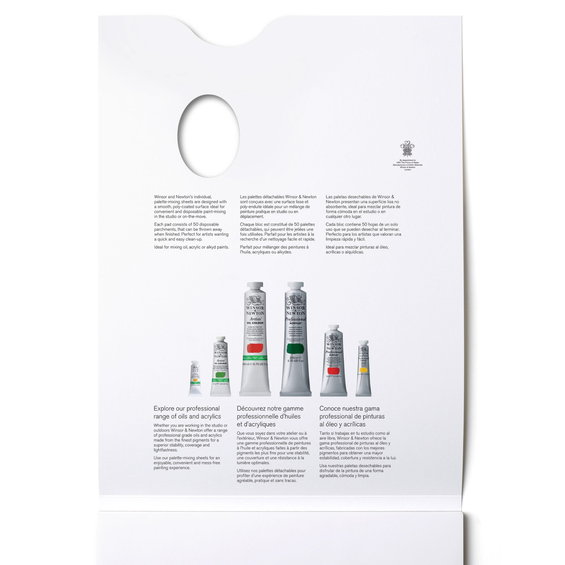 W&N Avrivningspalett 23x30,5cm