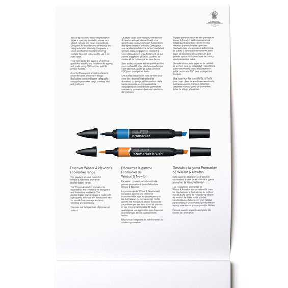 W&N Hvy Marker Pad 160g A3 25p