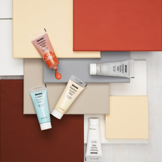 P. Acrylic matt Burnt umber