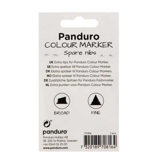 P. colour marker extra nibs