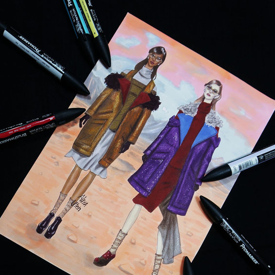 W&N Prom. Brush 6xSkin T. Set