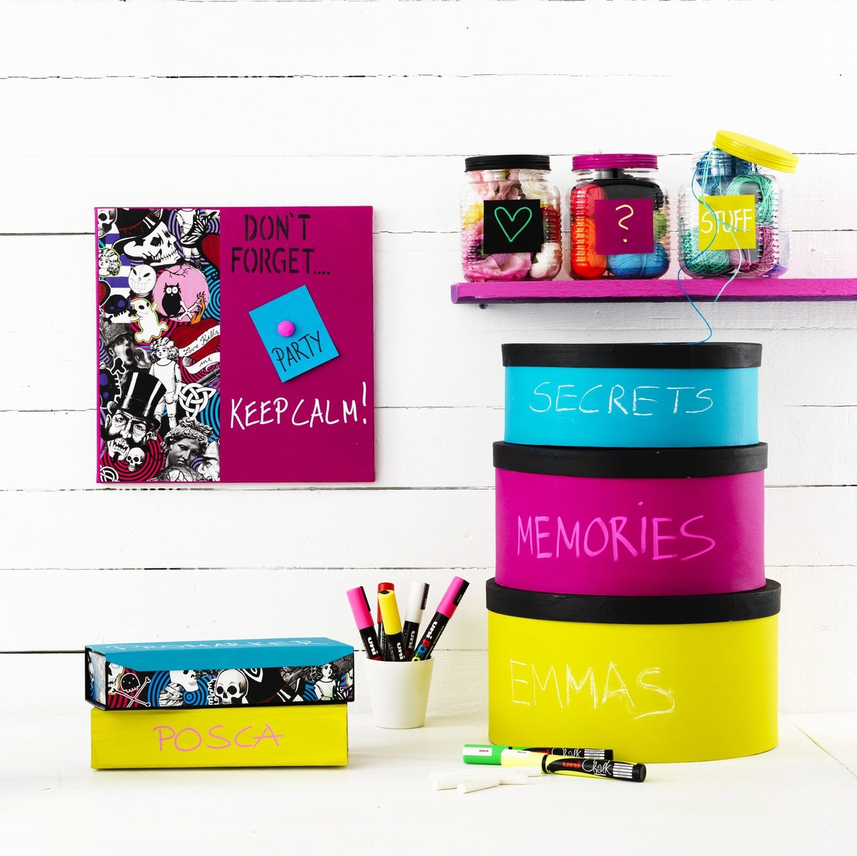 Trendigt med skoltavelfärg!