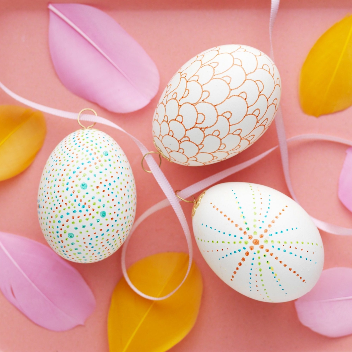 Sharpie marker på ägg