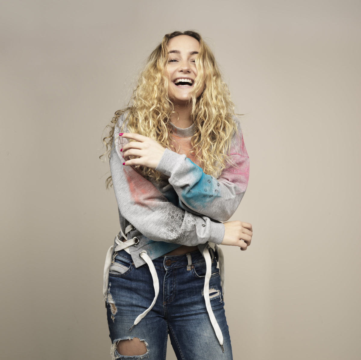 Textiltryck sweatshirt