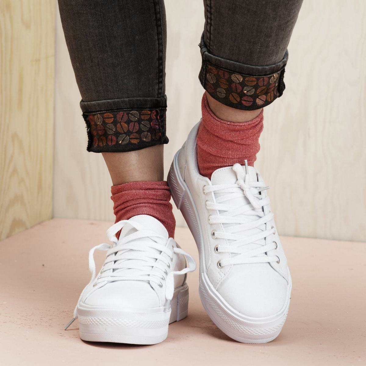 Textiltryck jeans
