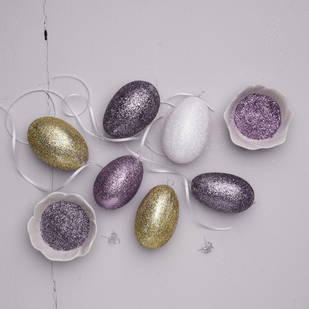 Gör fantastiska glitterägg