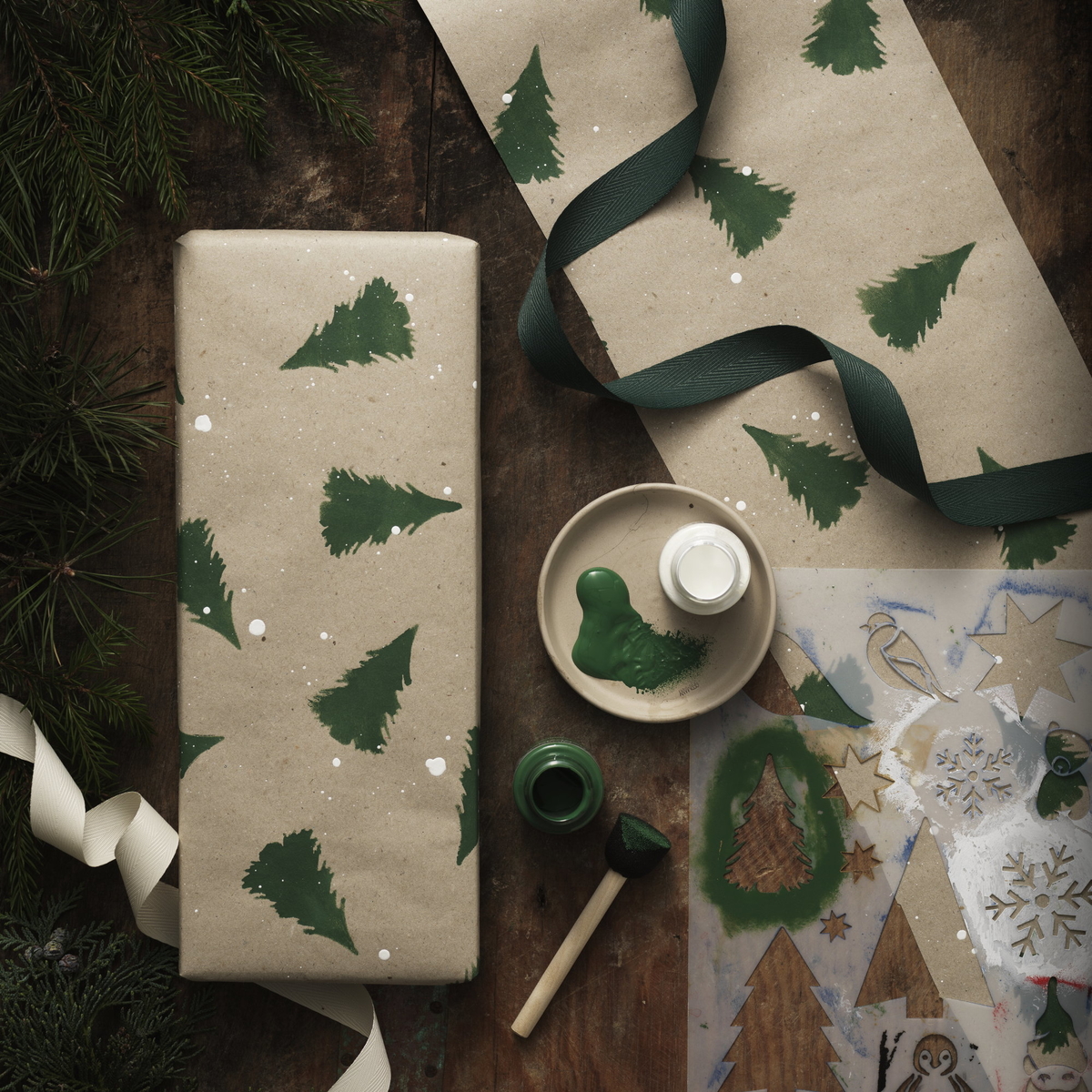 Designa ditt eget julklappspapper