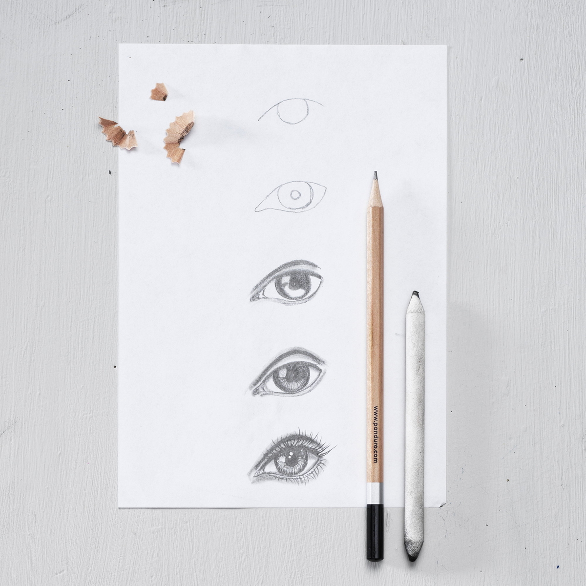 Så här ritar du ett öga