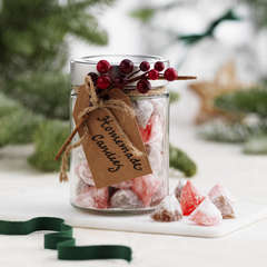 Presentband 10m glitter silver