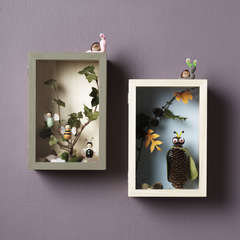 Tittskåp obehand.trä 20x30x11